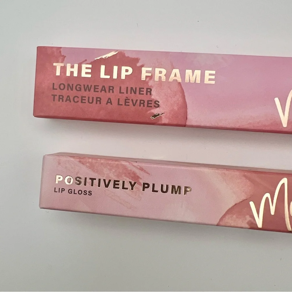 Mally Beauty Bundle Positively Plump Lip Gloss & The Lip Frame Longwear Liner